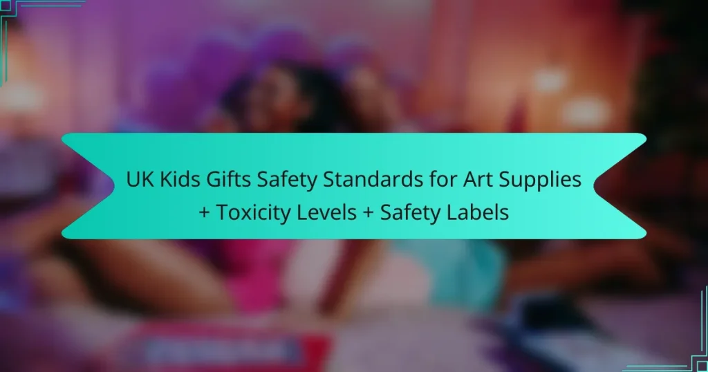 UK Kids Gifts Safety Standards for Art Supplies + Toxicity Levels + Safety Labels