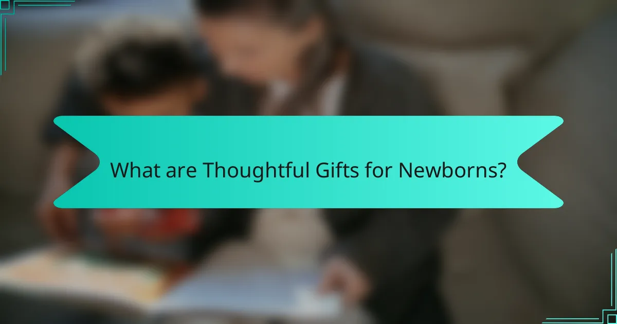 What are Thoughtful Gifts for Newborns?